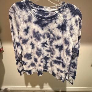 Blue Tie-Dye Women's Top
